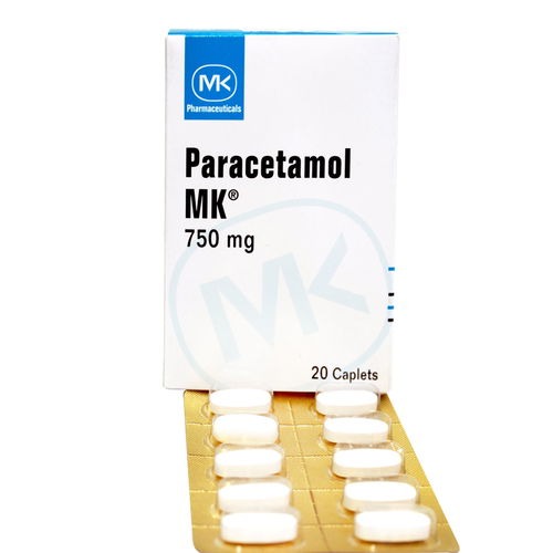 Paracetamol 750mg MK x 20 tabletas