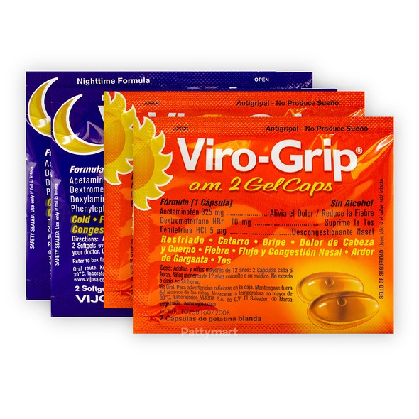 Virogrip Cápsulas A.M. y P.M.
